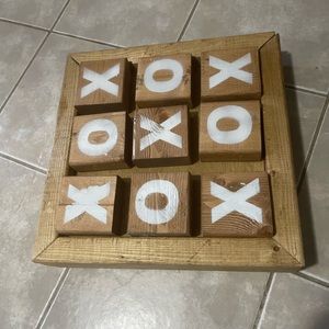 Handmade Tic Tac Toe Board